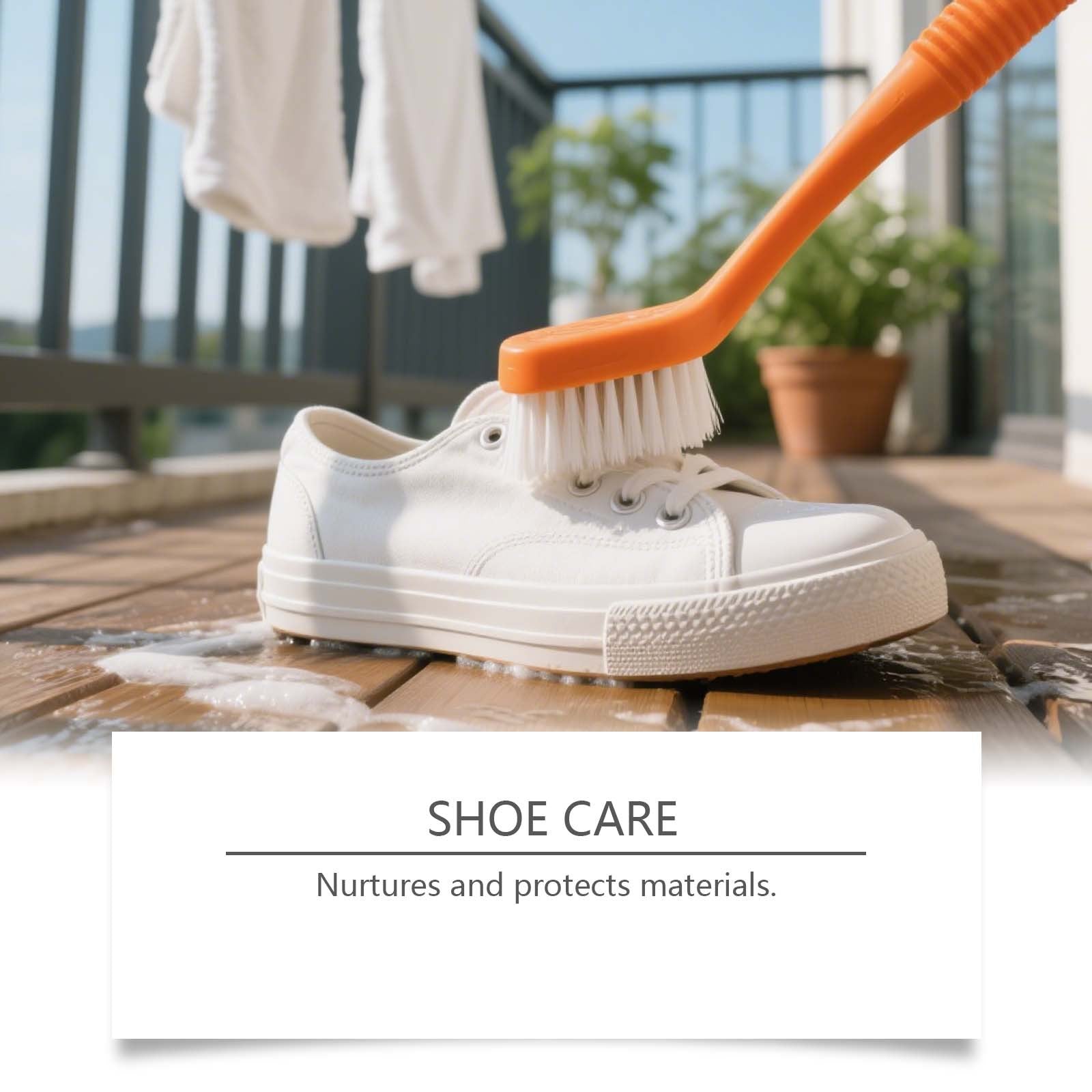 Trousse de nettoyage des chaussures de poisson Jue aide à nettoyer les étables et les surfaces de chaussures jaunes