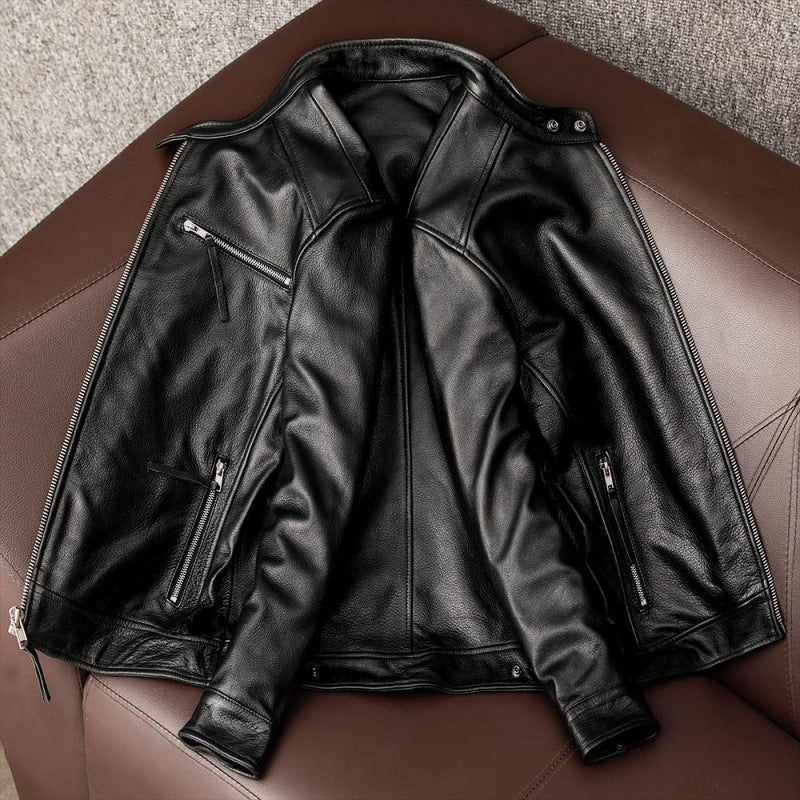 Veste en cuir pour hommes