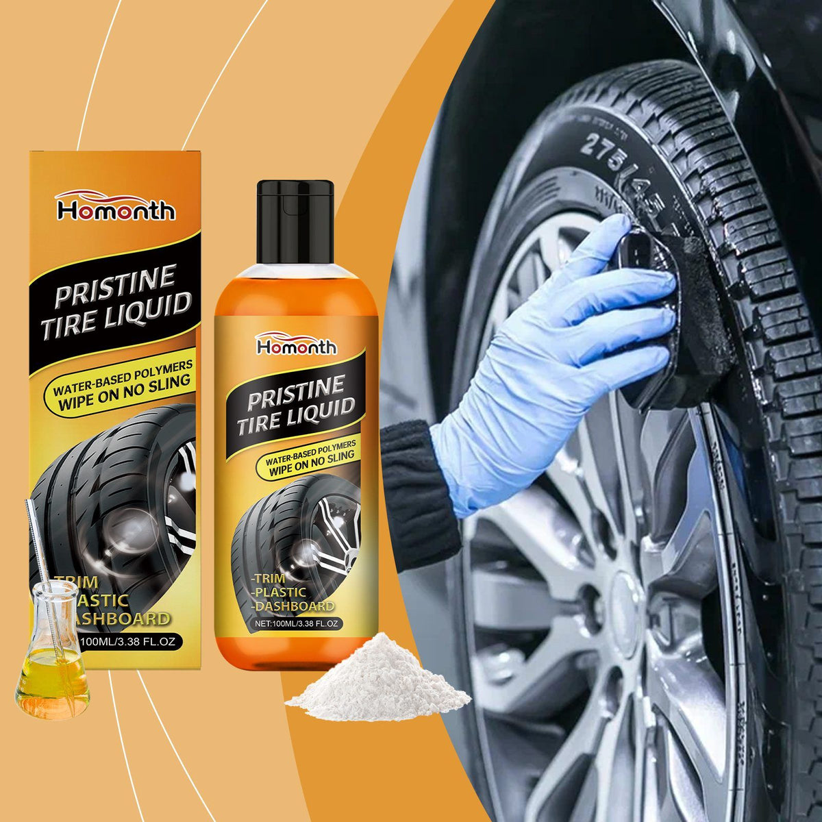 Nettoyeur de pneus pour automobiles HOMONTH