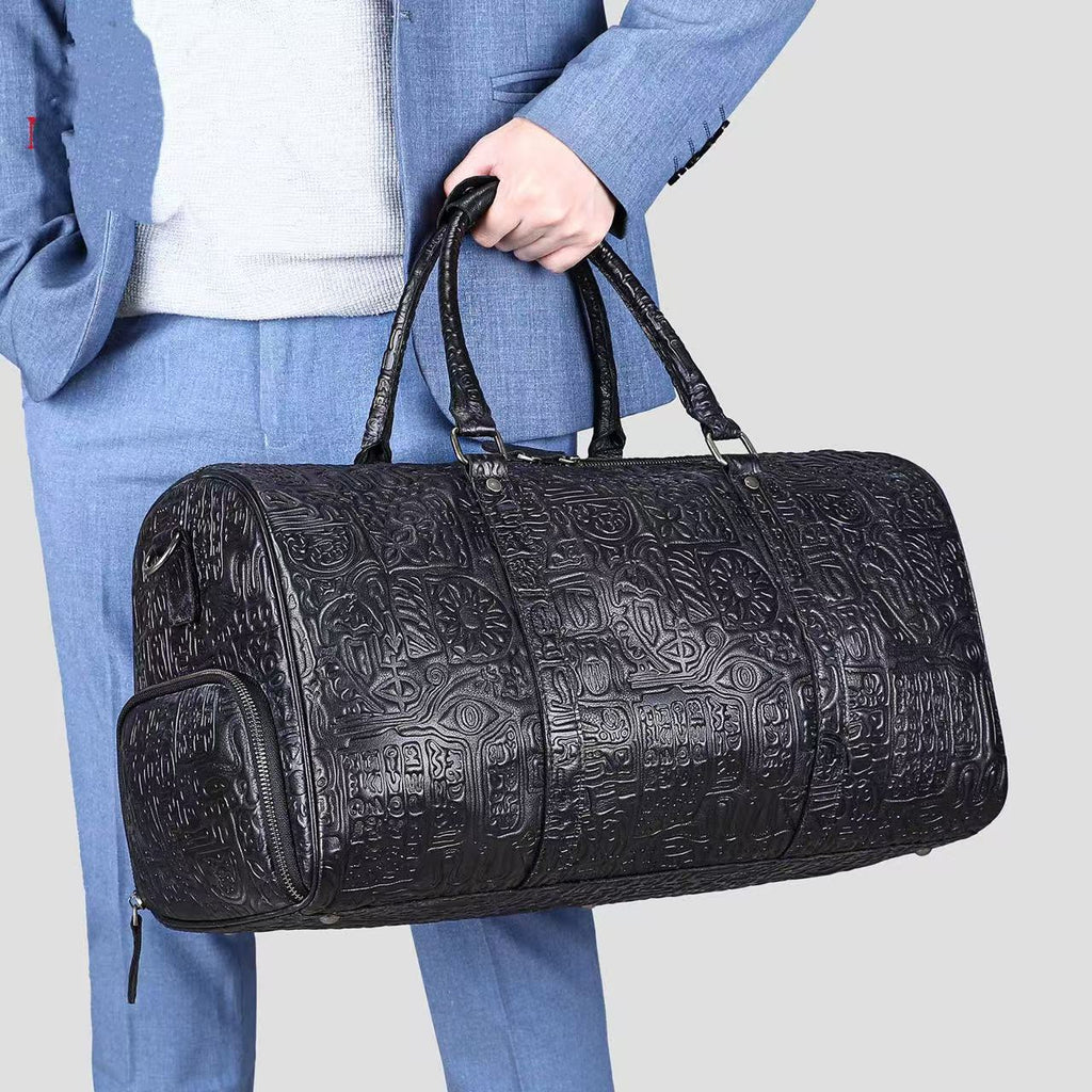 Sac à main Retro Embossing Design pour hommes