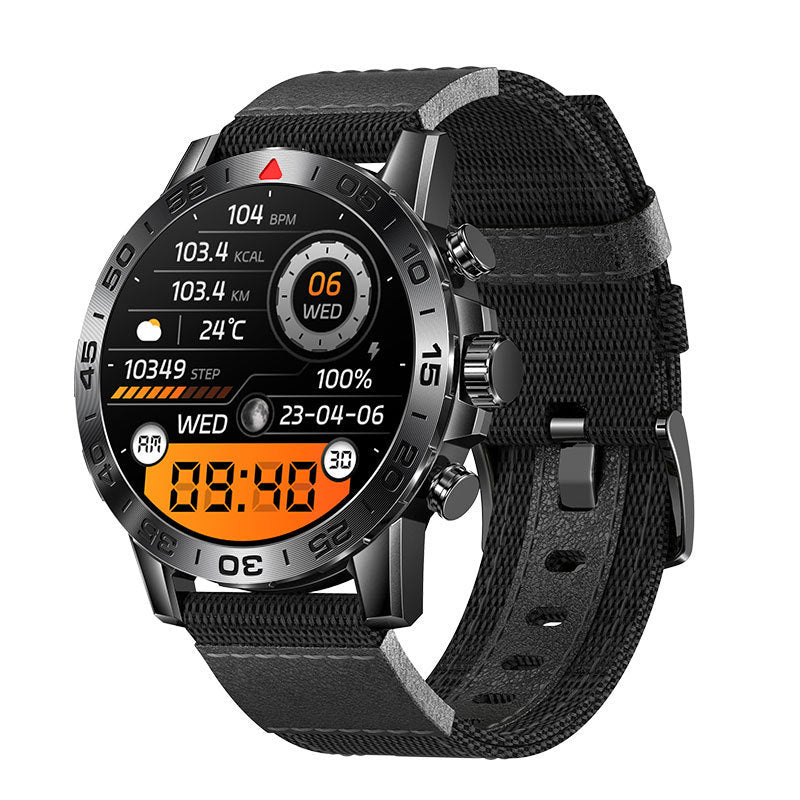 Bluetooth Calling Smart Watch Musique Lecture Fréquence cardiaque Pression artérielle Multi-sports Waterp