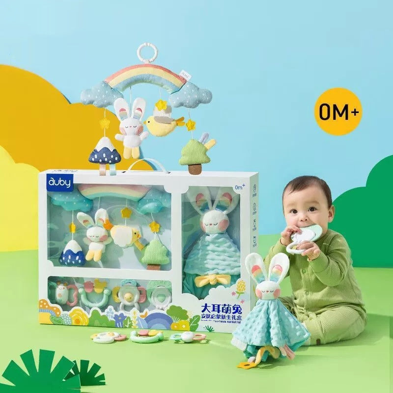 Nouveau-né Apaisant Rattle Teether Baby Éducation précoce Jouet éducatif Cadeau