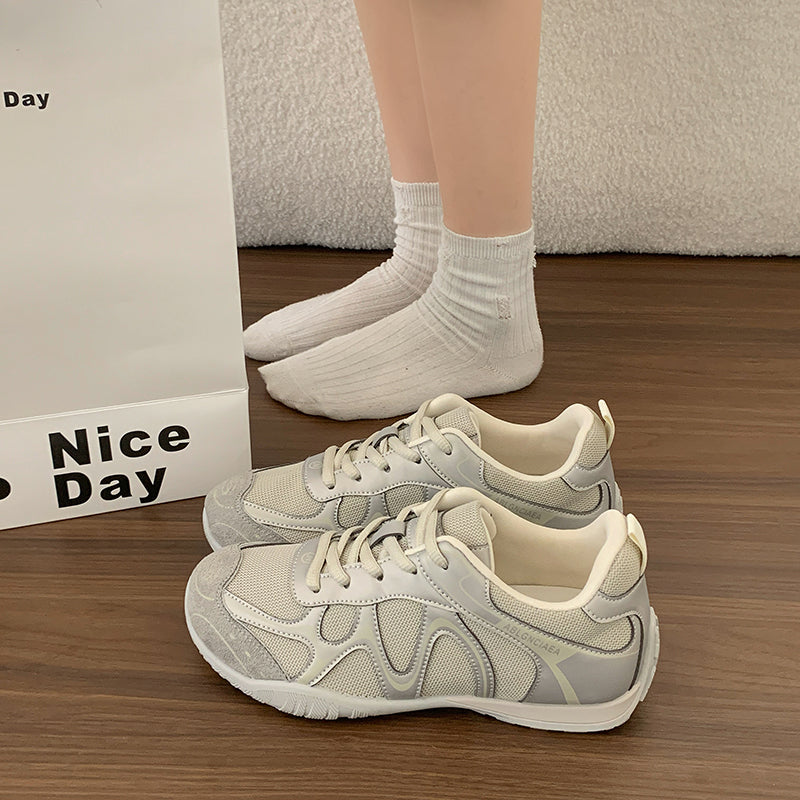 Summer Vintage Soft Sole Allemand Trainers Femmes Mesh Respirant Casual Sports Shoes Round T