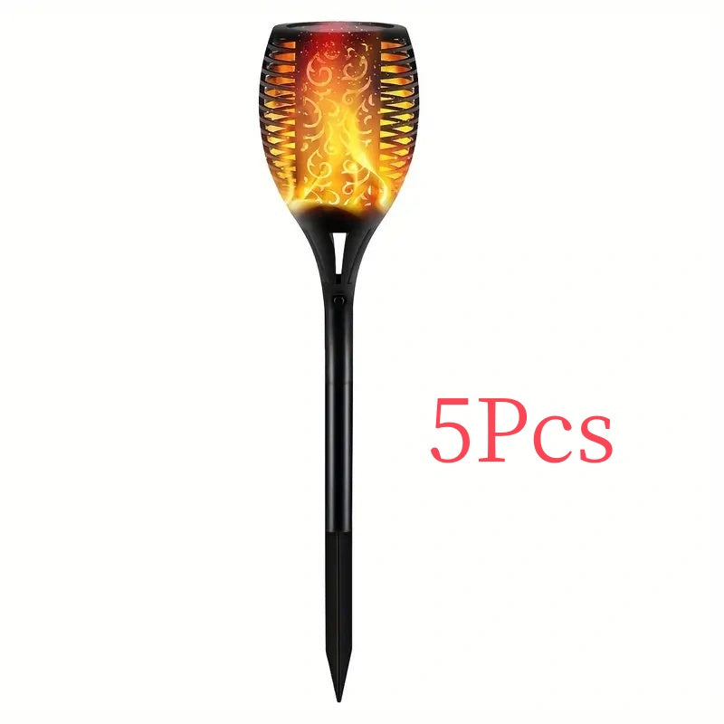 5pcs lumières solaires de jardin