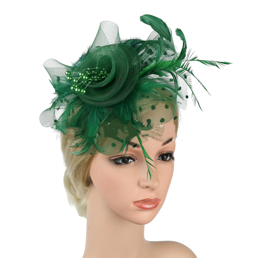 Vêtements de tête Accessoires pour cheveux de mariée Mesh Billycock Bandeau