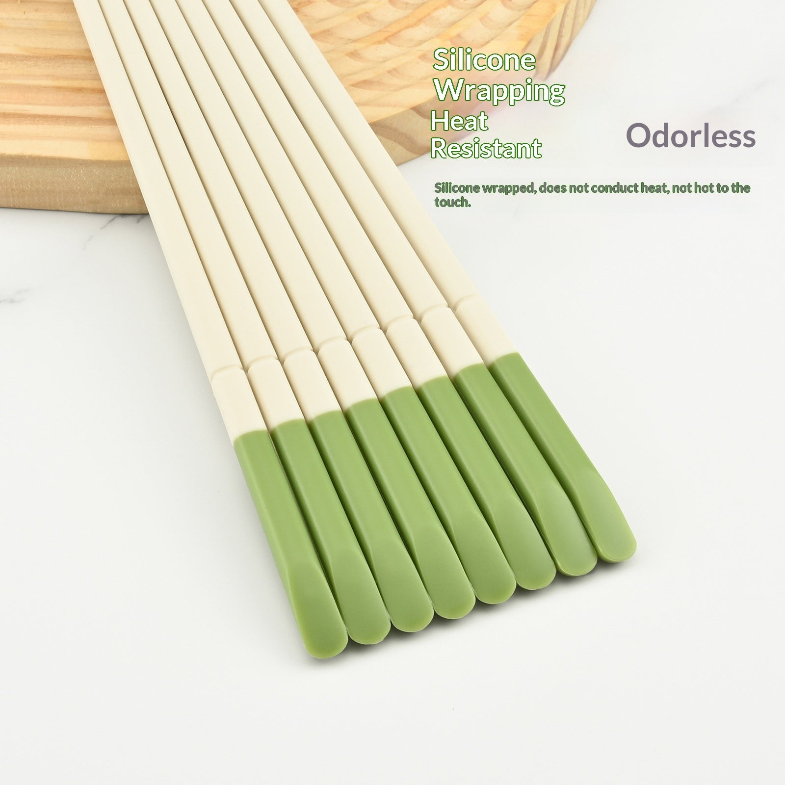 Sticks à haute température résistants à l'or sans mat avec conseils en silicone