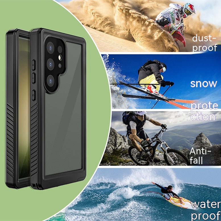 Coque de téléphone étanche en plastique Sports extérieurs Couverture de protection scellée résistante aux chutes