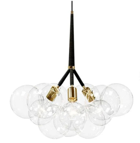 Nordic Modern Light-Luxury Transparent Glass Bubble Ball Pendentif Light