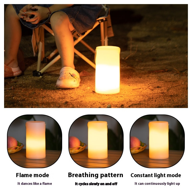 Lampe de camping rétro charge extérieure lampe portable