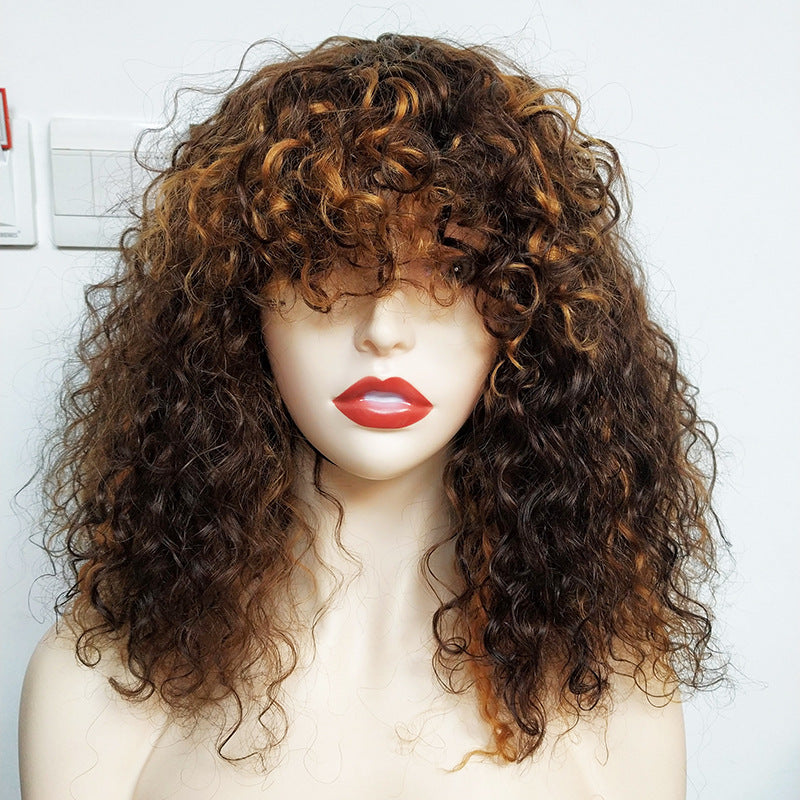 12A Cheveux humains double dessin Bob Perruque