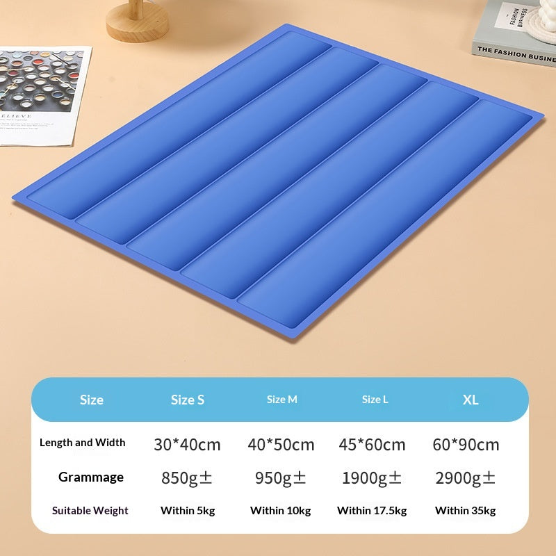 Coussin de gel de glace de refroidissement de chien