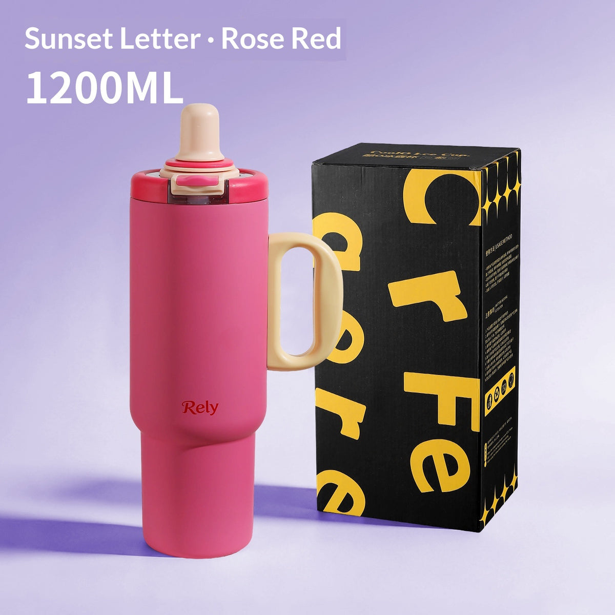 Mug élégant en acier inoxydable de grande capacité