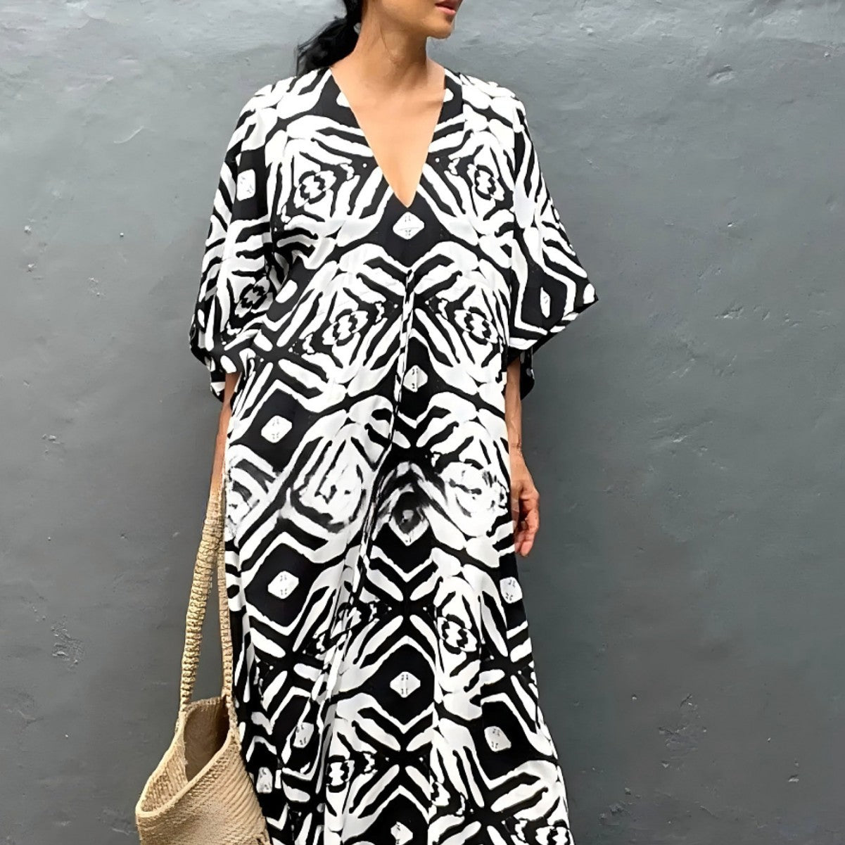Drawstring Beach Cover-up Sun Protection Vêtements Blouse