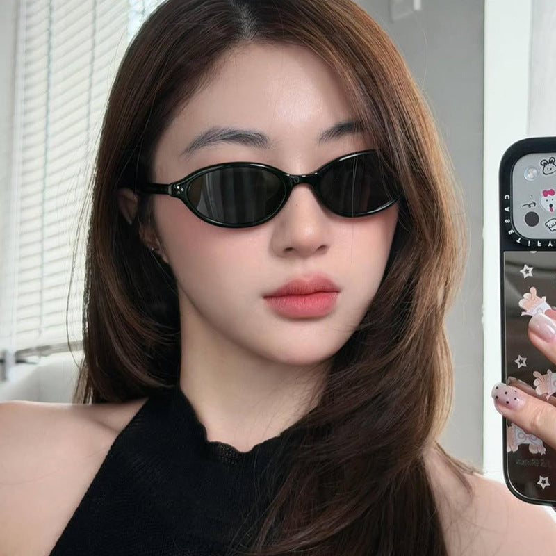 Femmes Spicy-girl Lunettes de soleil rétro de petite taille