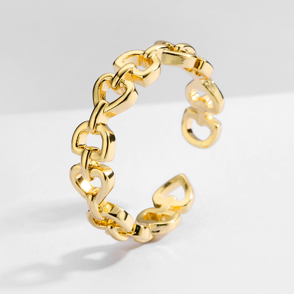 Minimalist Love Lettre D Boucles d'oreilles Bracelet