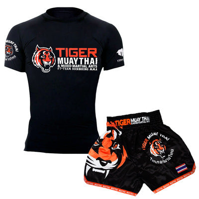 Sanda Formation Vêtements Boxing Fighting Boxing Tight vêtements de séchage rapide