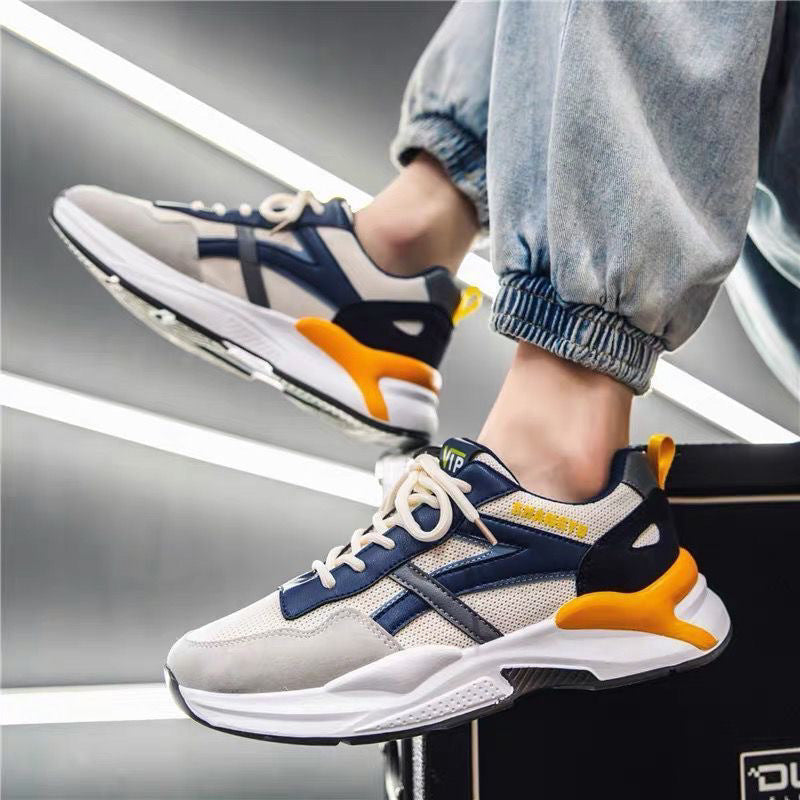 Breathable high-low running sneaker
