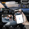 5G WiFi Dash Cam 4 Channel 360 Avant Arrière Intérieur DashCam