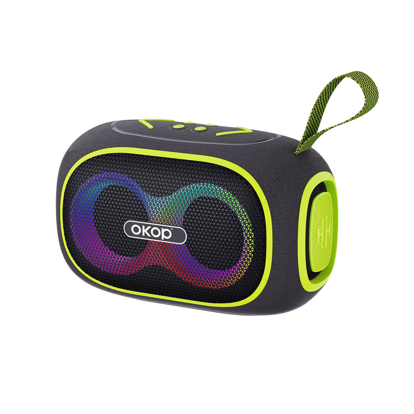 KP-854 Meilleures ventes Bluetooth haut-parleur sans fil Poignée portable RGB Éclairage Modèle Bat longue