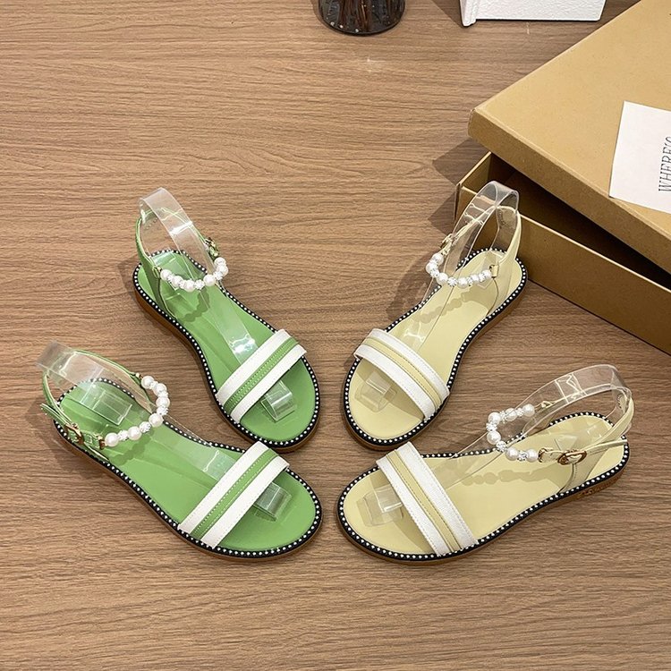 Sandales plates de mode d'été pour femmes