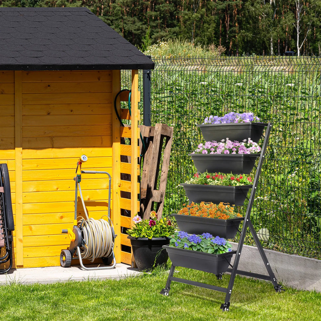 5 niveaux Lit de jardin vertical