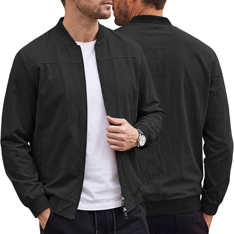 Veste de baseball pour hommes avec veste de sport zipper