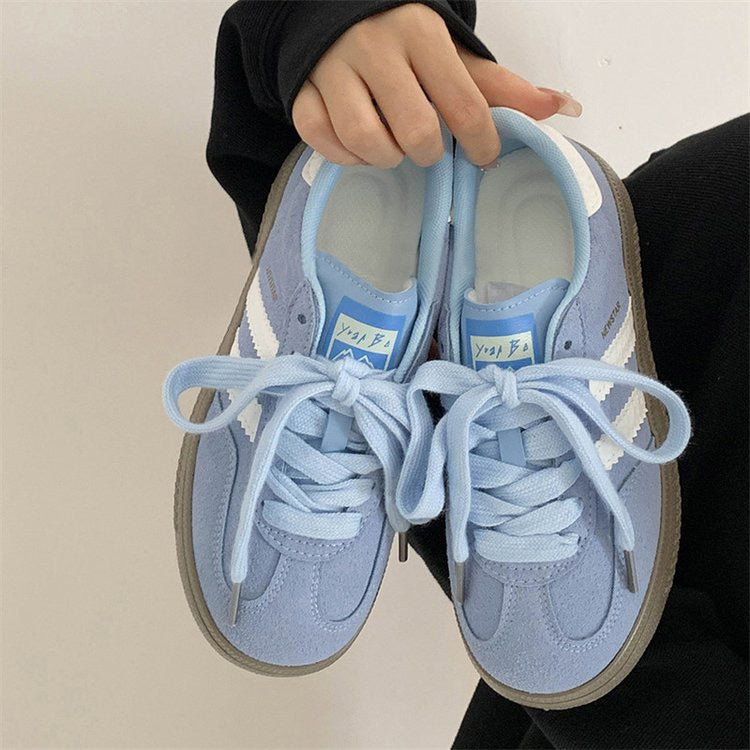 Retro Casual Blanc Sneakers Pour Femmes Versatile et Parfait pour le Sport