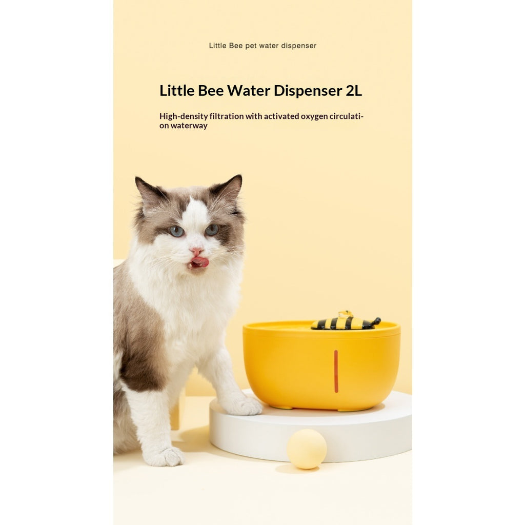 Fontaine automatique d'eau pour animaux avec filtre
