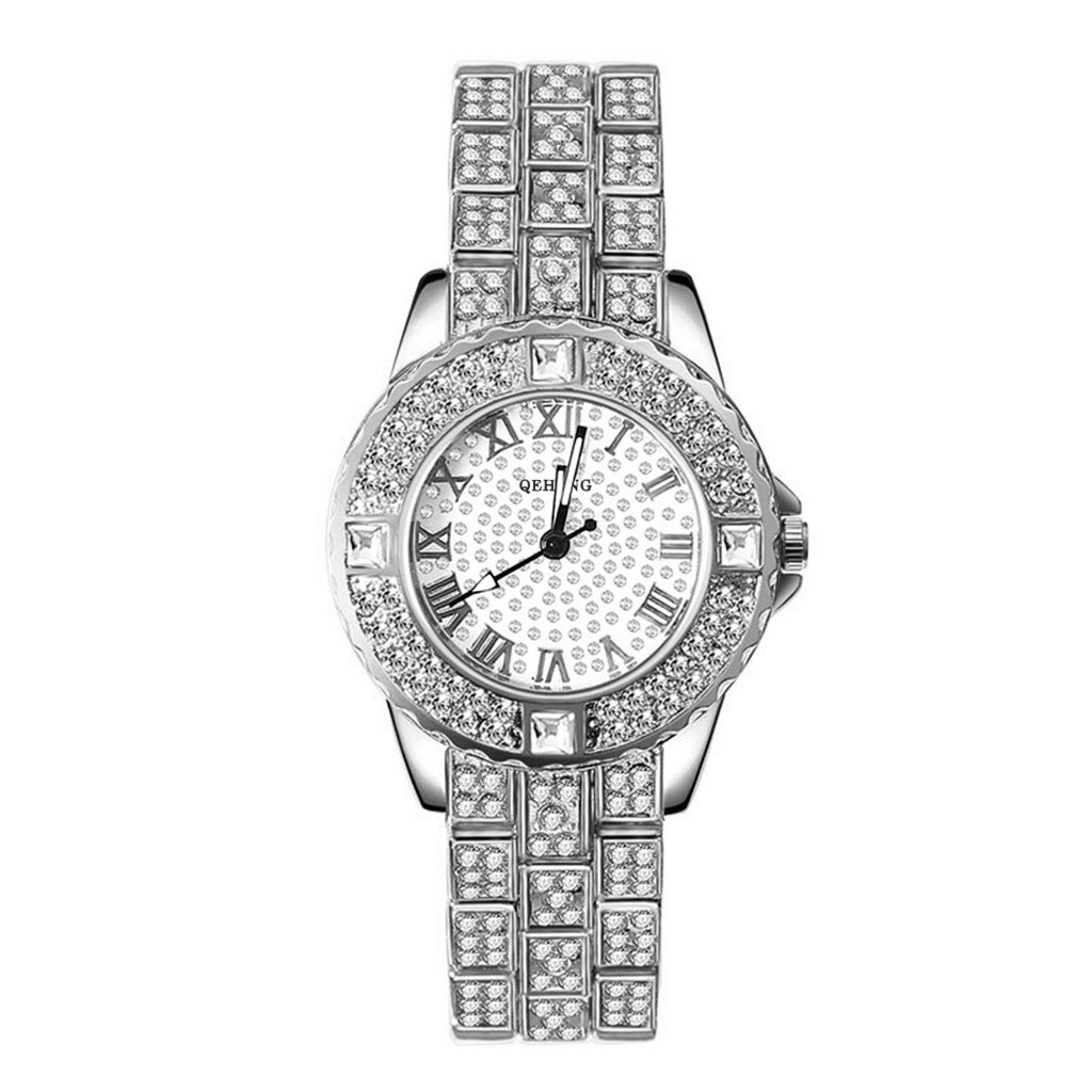 Robe de femme Bracelet Mode Exquise avec Diamond Montre anglaise