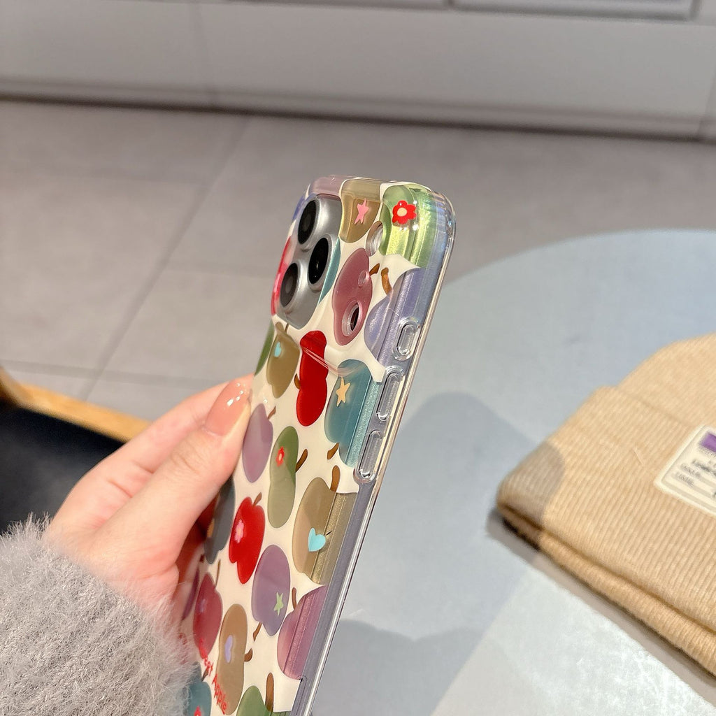 Étui de téléphone à fleurs couleur électroplaqué