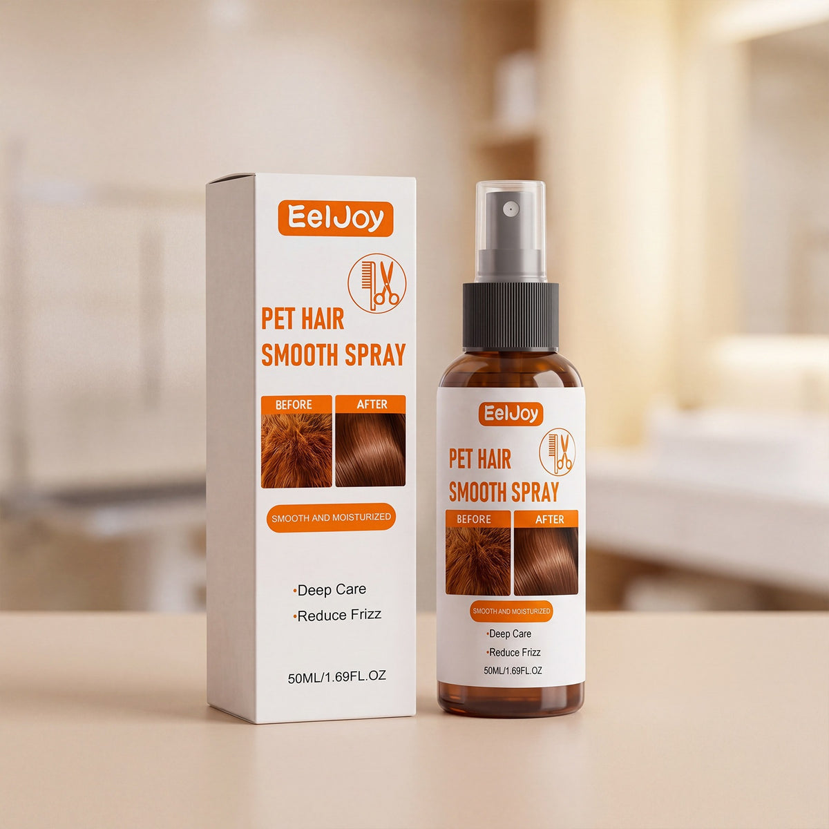 Aeljoy conditionneur animal avec des ingrédients doux pour nettoyer et enlever les odeurs