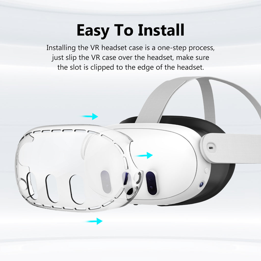 High Transparent boîtier de protection PC résistant à la chute anti-rayure VR