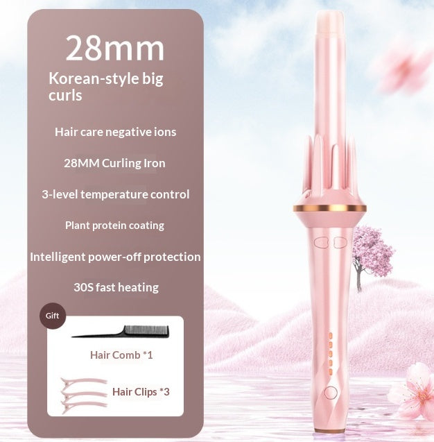 Automatic rotating hair curler
