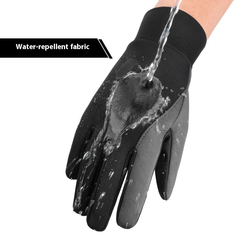 Gants de vélo antidérapants Thermiques et coupe-vent