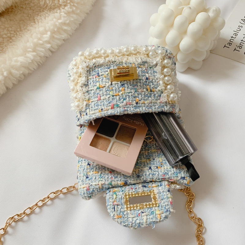 Sac transversal en treillis de diamant pour enfants