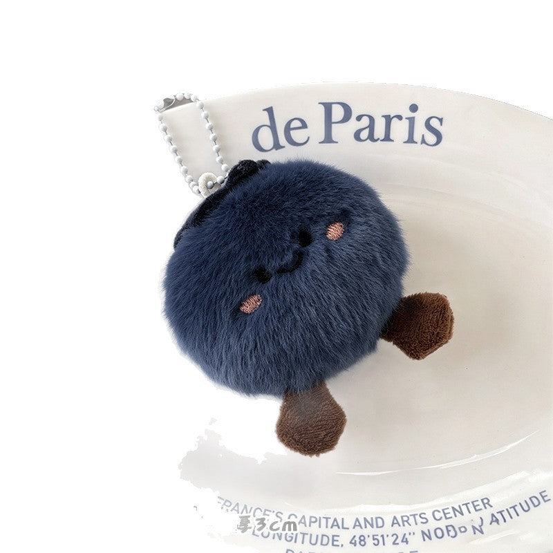En peluche Blueberry Doll En peluche jouet pendentif sac Charm Porte-clés