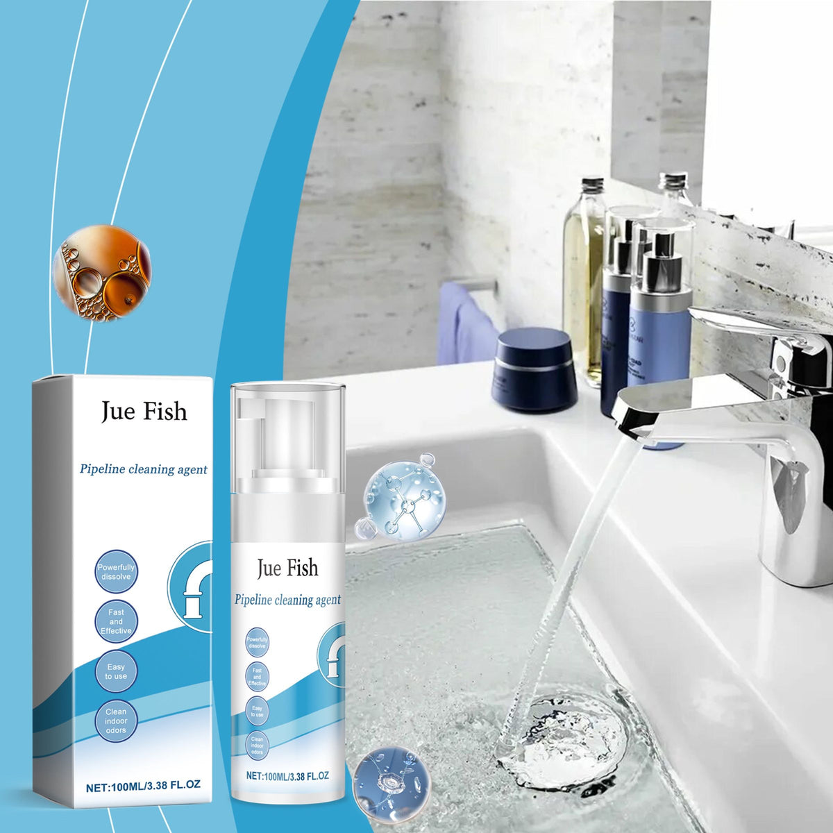 JUE FISH Nettoyeur de drainage