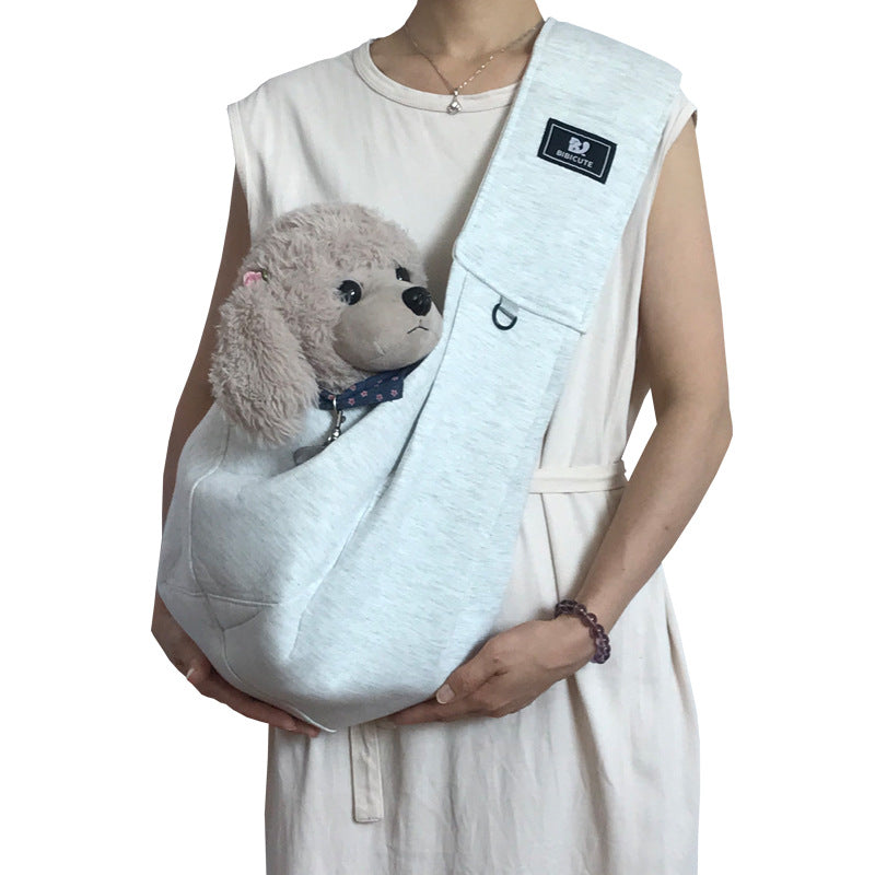 Sac à dos élégant et compact pour les épaules d'animaux de compagnie qui peut également être écrit comme un sac de corps croisé