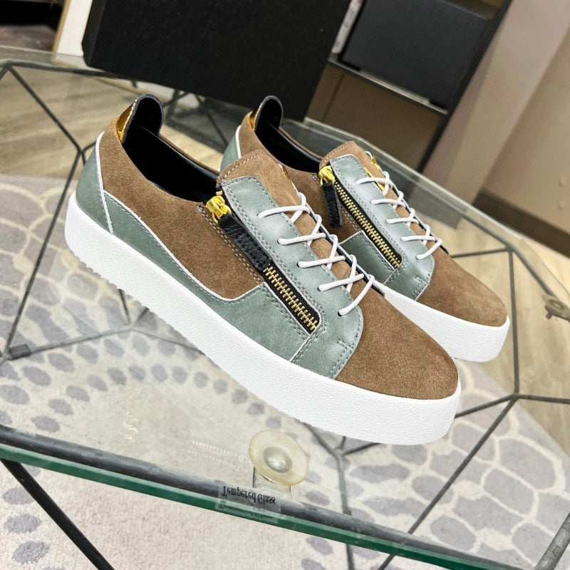 European Station Hommes Cowhide Mode Chaussures de Conseil Casual