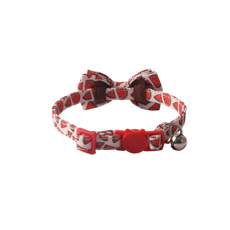 Collier animal série de fruits colorés avec Bell