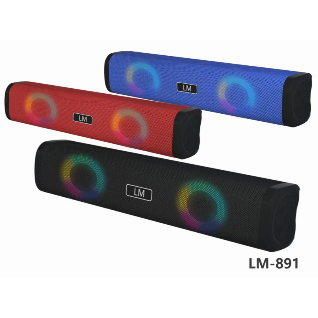 Haut-parleur privé Bluetooth sans fil Long Sound Heater USB Card TWS Couplet Color Light