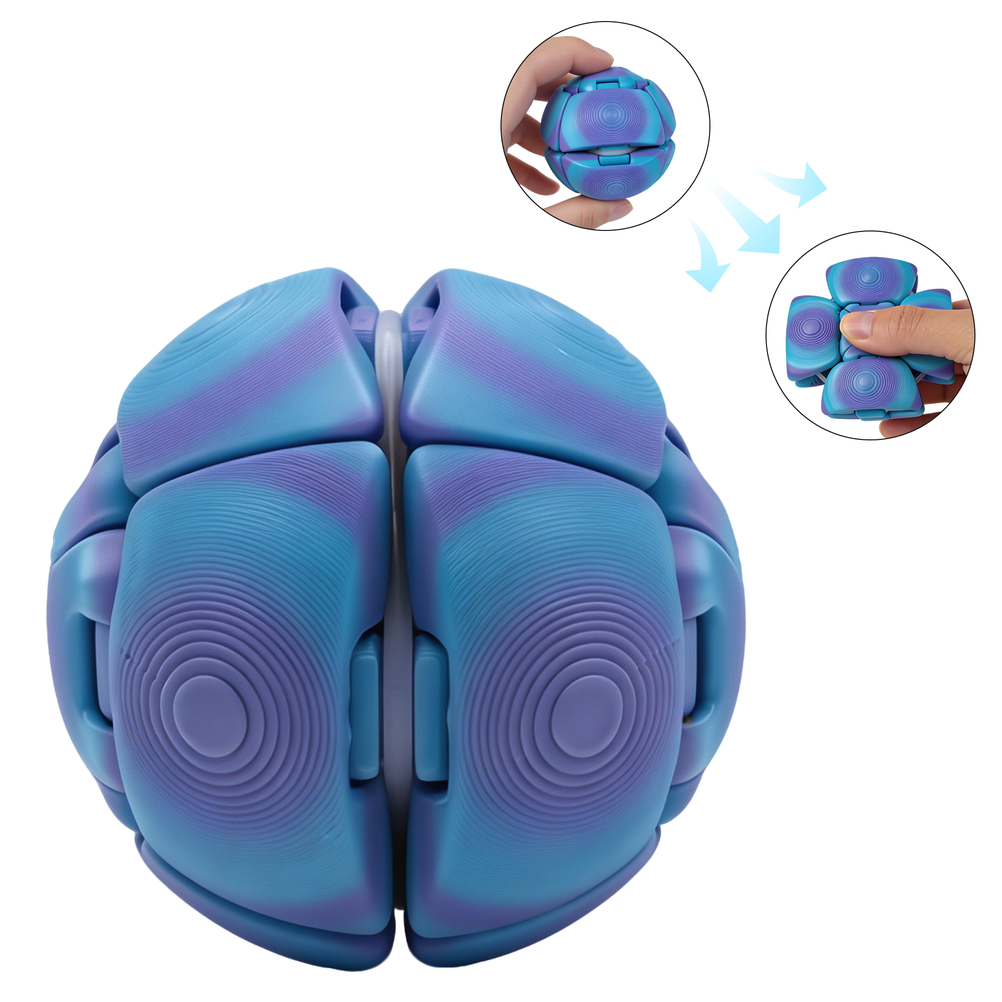 Balle de soulagement du stress imprimée 3D