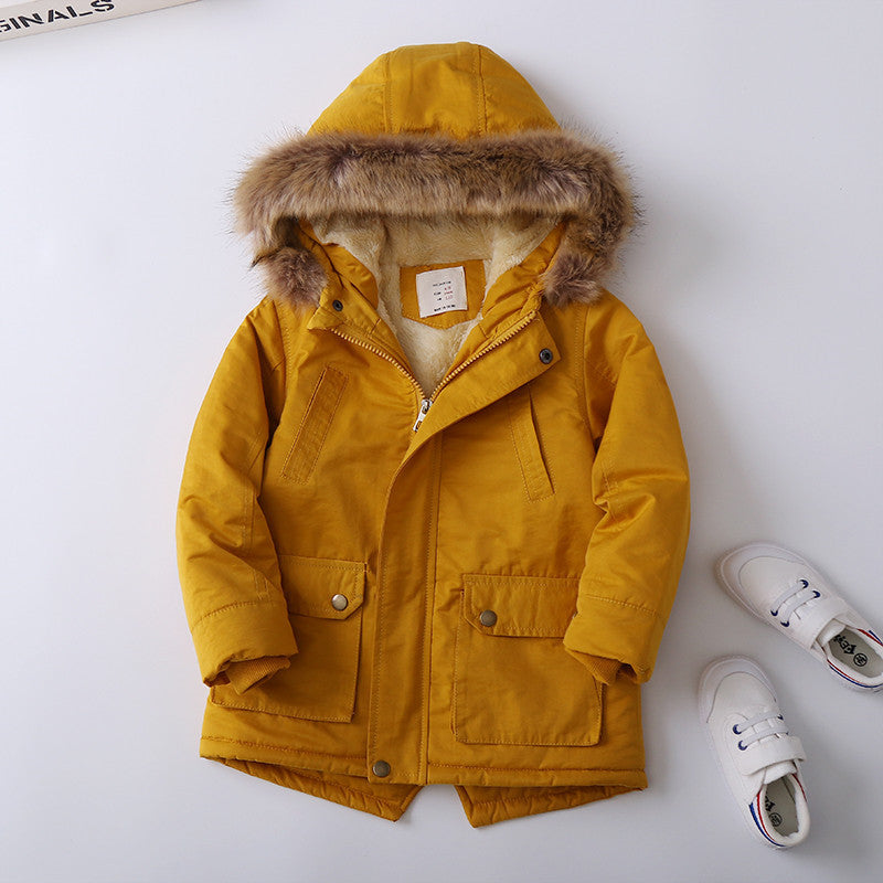 Veste rembourrée en coton, doublée de polaire