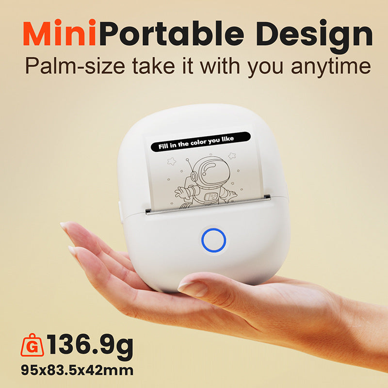 Imprimante à Note Sticky sans imprimante à Imprimante Thermique Maison Portable