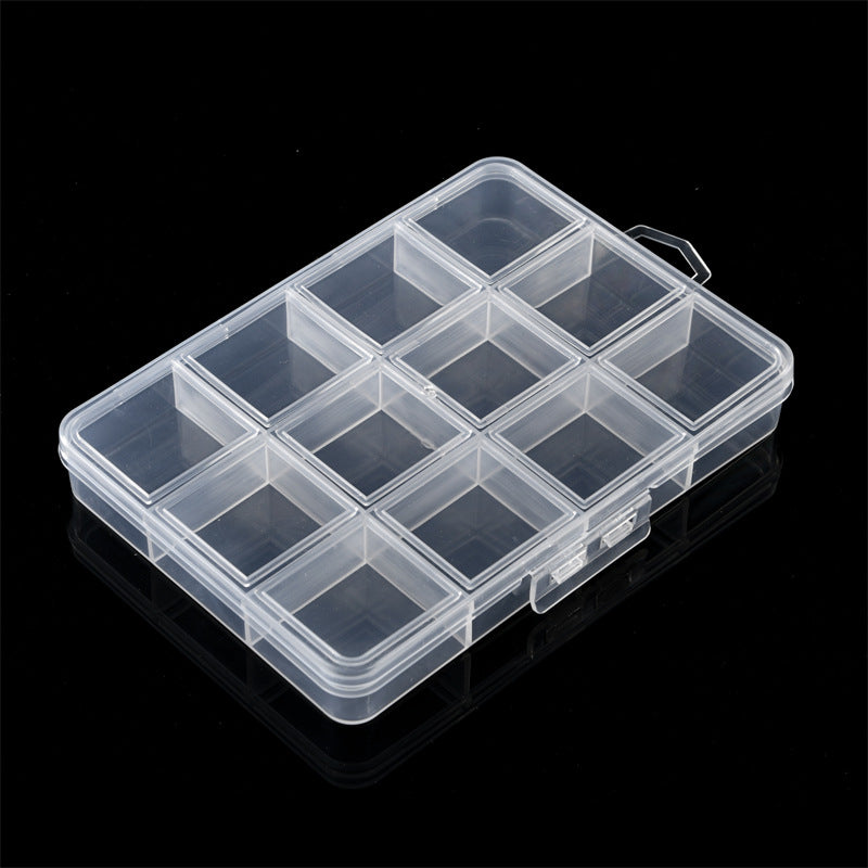Accessoires de matériel de boîte de stockage 12 grilles