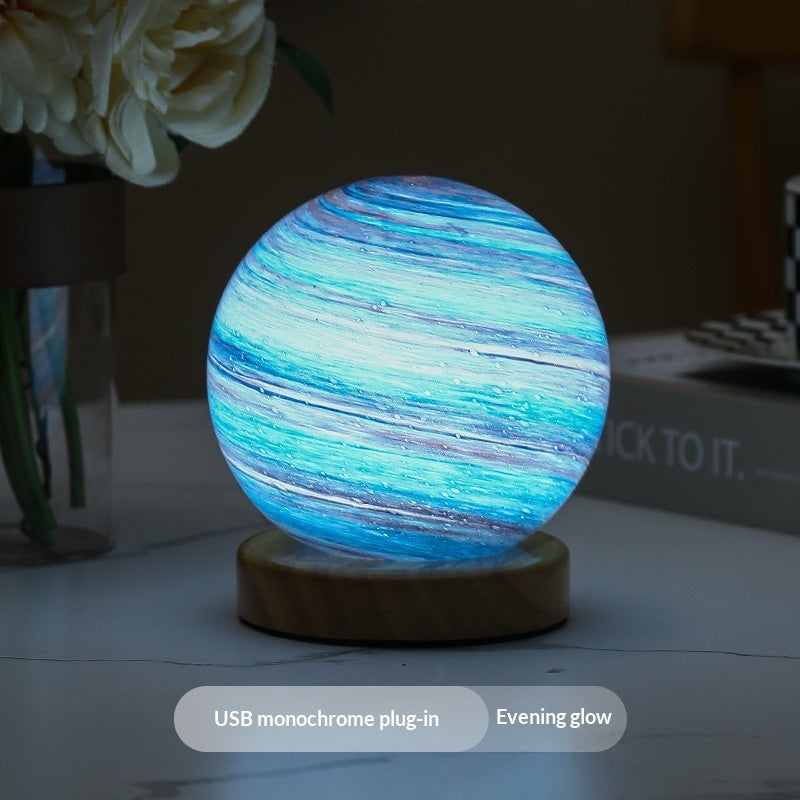 Lampe de lit de planète de ménage