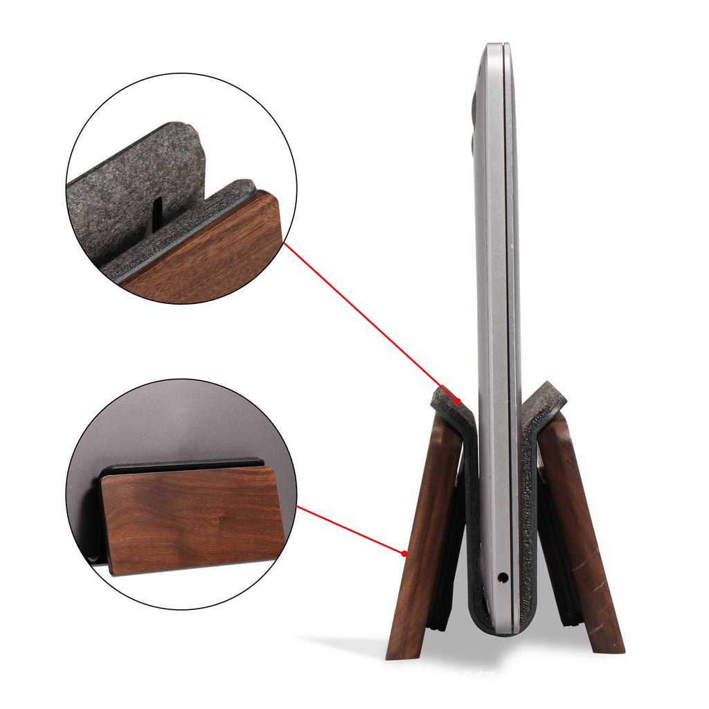 Support en bois massif pour ordinateur portable