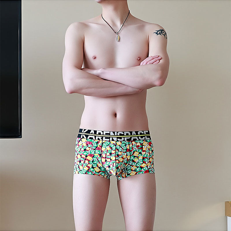 Sous-vêtements pour hommes en coton doux et confortable