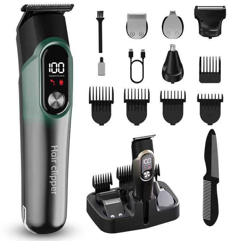 Clipper électrique à cheveux rechargeable multifonction