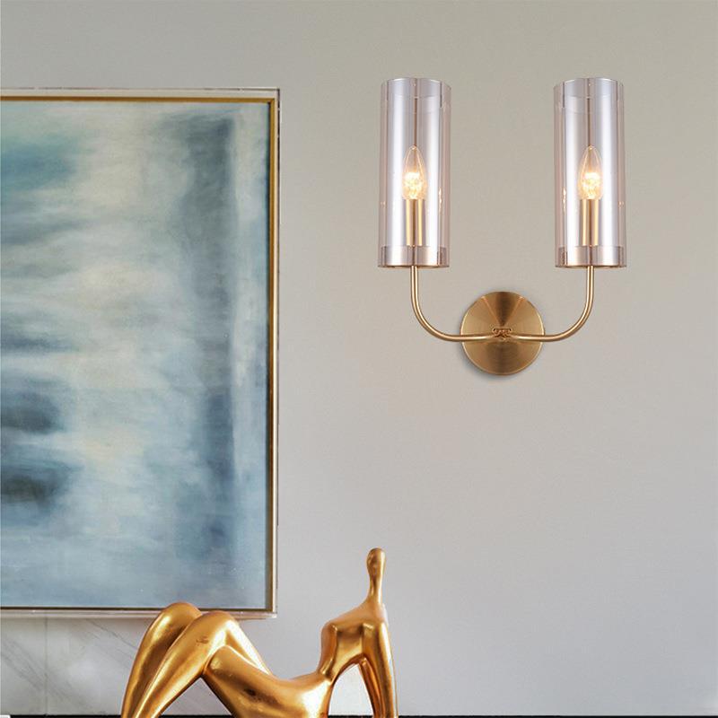 Lumière postmoderne Luxury Living Room Lampe murale d'entrée de chambre créative unique